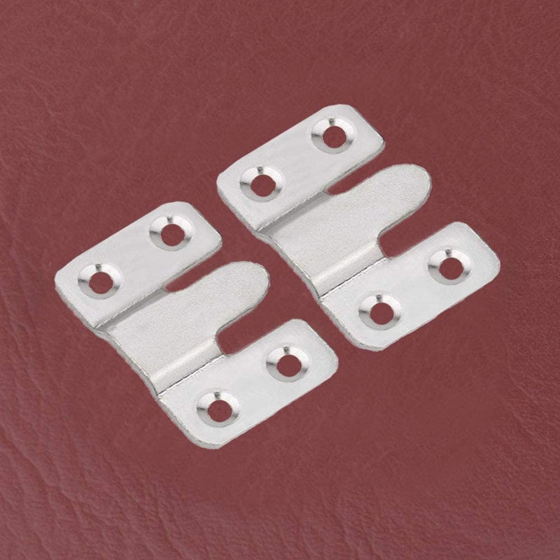 Tiberham Flush Mount Bracket, Tiberham Interlocking Furniture Connector, Heavy Duty Photo Frame Hook Picture Hanger for Large Picture Display Art Gallery Wall Mount Hardware (5 Pairs) - Image 5